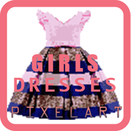 Girls Dresses - Pixel Art