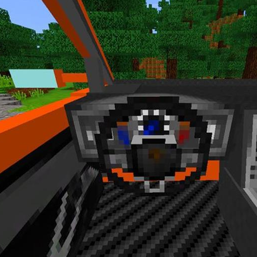 Minecraft car mod. Veículo
