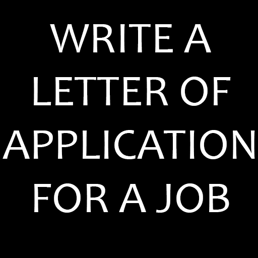 write a letter of application 