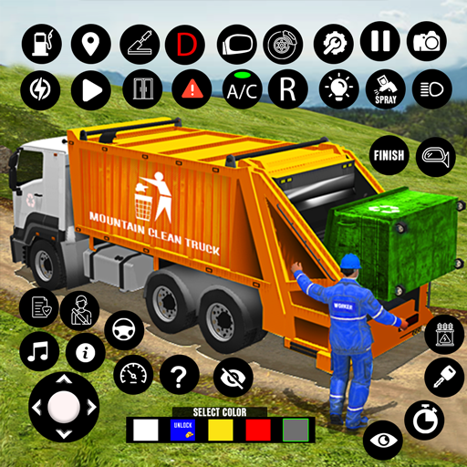Offroad Garbage Truck Games