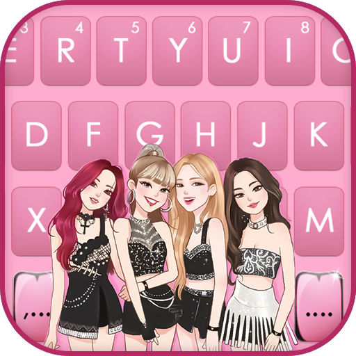 Cool Kpop Girls Keyboard Backg