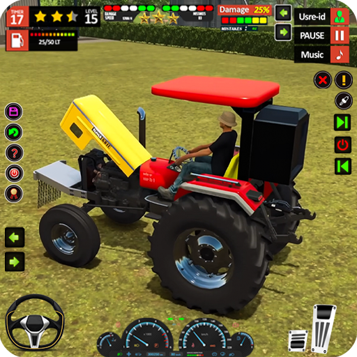 भारतीय ट्रैक्टर खेती खेल 3 डी