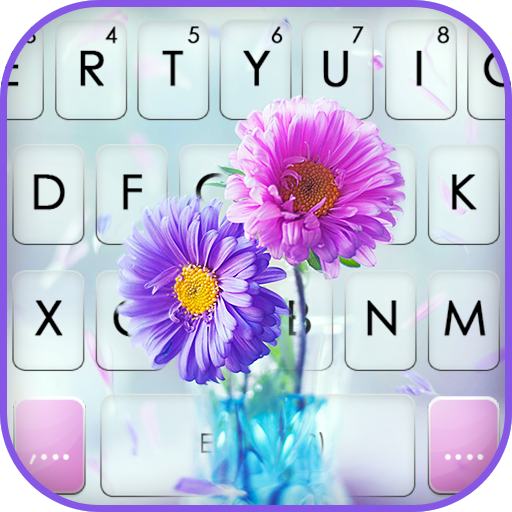 Bright Flower Keyboard Backgro