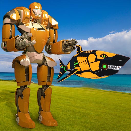 Submarine Shark Robot Battle