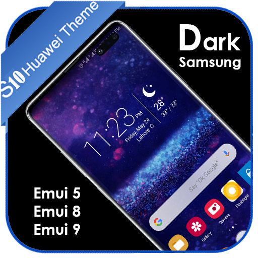 S10 One Ui Dark Theme for Huawei
