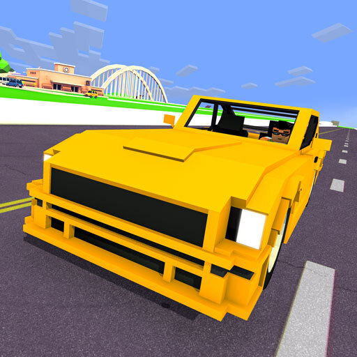 Blocky Racing Game- Car Game