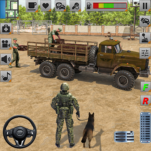 Army Truck Driving Jeep Sim