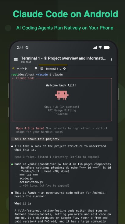 Download Acode — Terminal & AI Coding android on PC