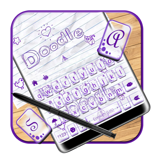 Simple Doodle Keyboard Theme
