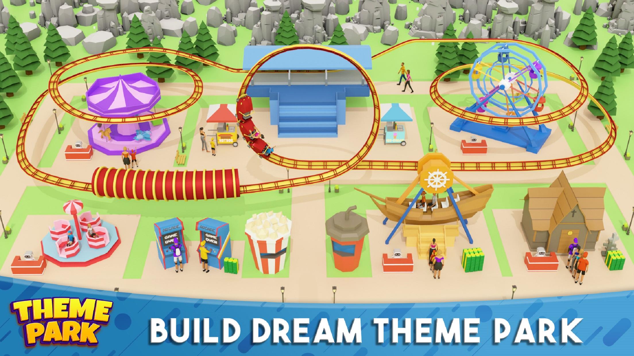 Download Theme Park Tycoon - Idle Games android on PC