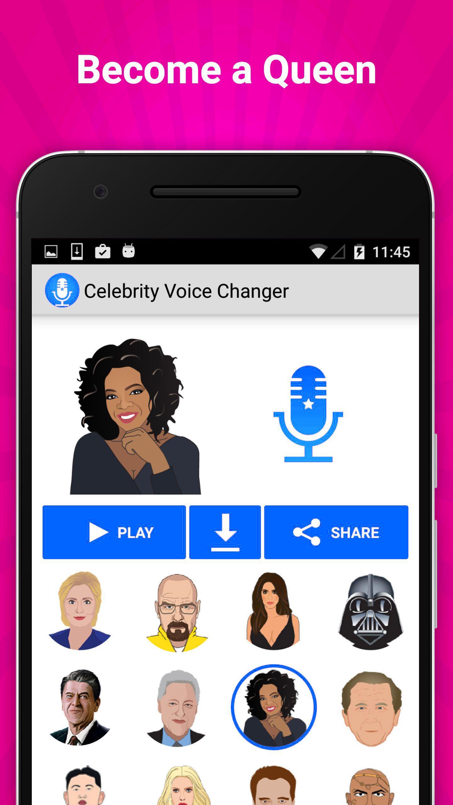 Скачать Celebrity Voice Changer Lite на ПК | Официальный представитель  GameLoop