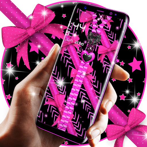 Locker black and pink