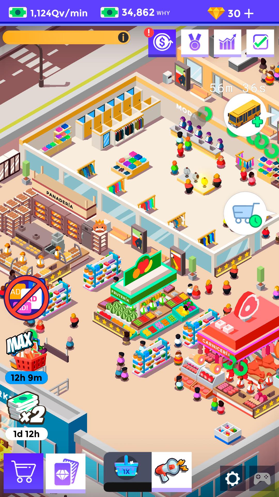 Скачать Idle Supermarket Tycoon - Shop на ПК | Официальный представитель  GameLoop