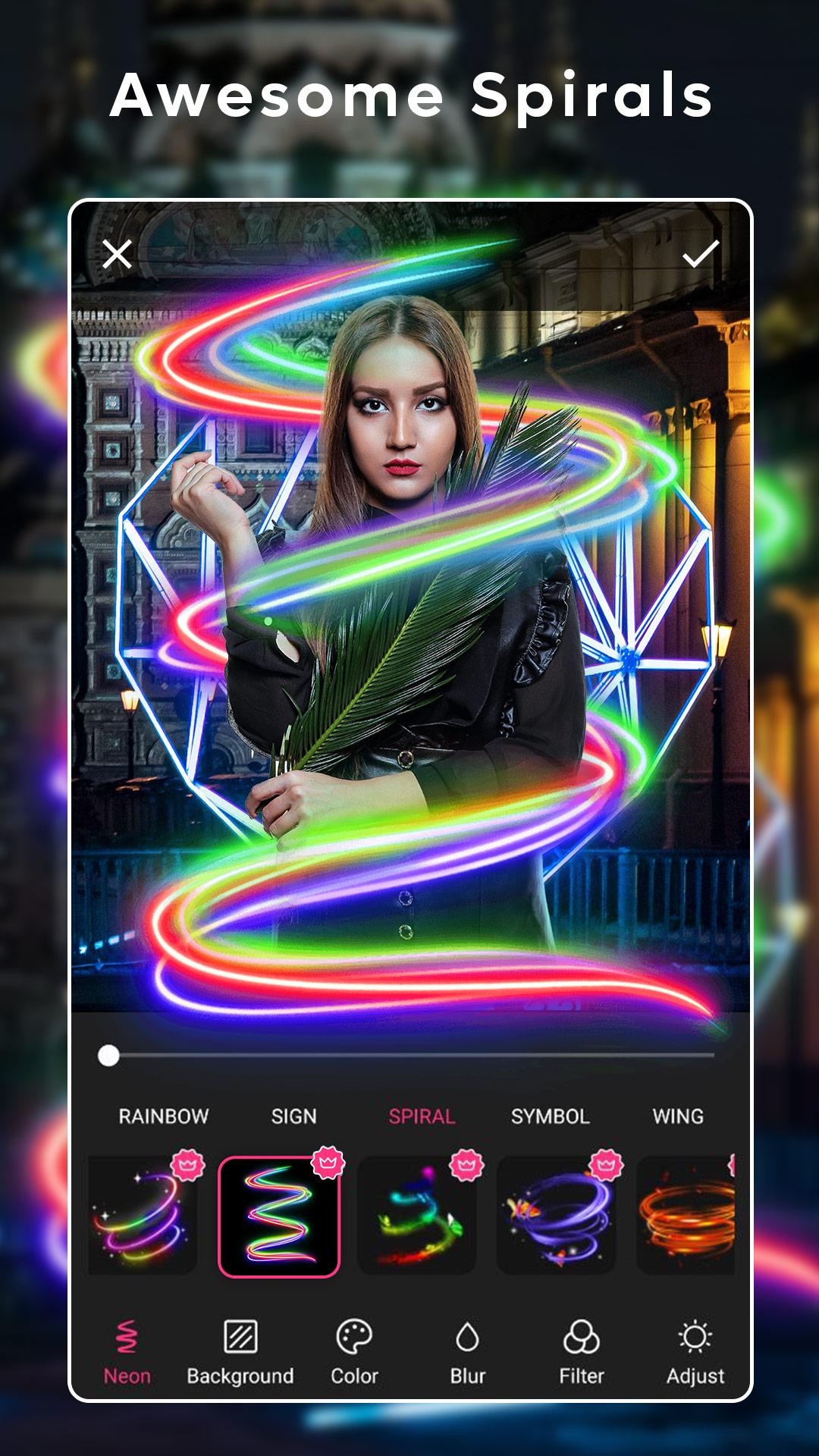 Download Neon Photo Editor android on PC
