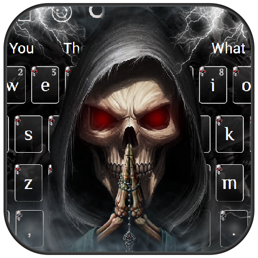 Death Devil Skull Keyboard Theme