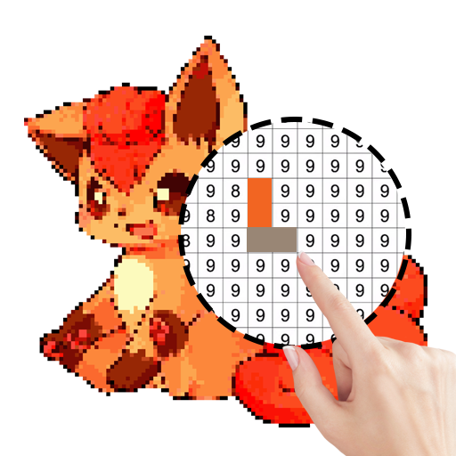 PokePixel - Pokemon Pixel Art Number Coloring