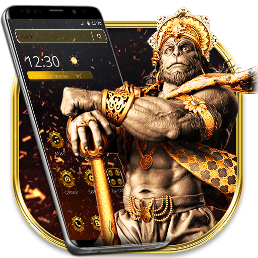 Lord Hanuman Launcher Theme