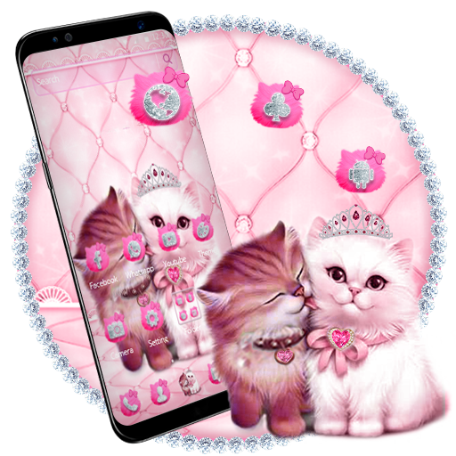 Lovely Cute pink Cat Theme