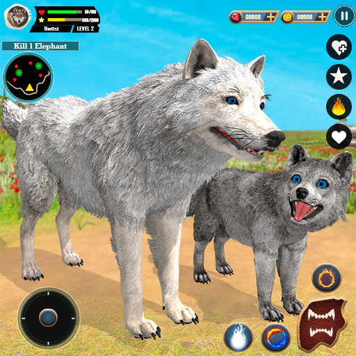荒野 狼 模擬器 3D遊戲