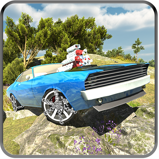 Chained Muscle Car Drive: Offroad Racing Adventure