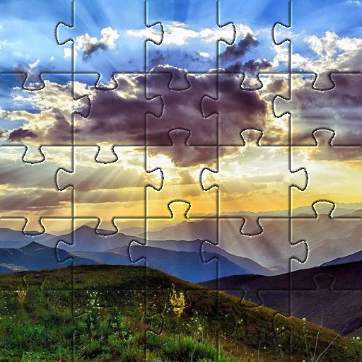 Permainan teka jigsaw lanskap