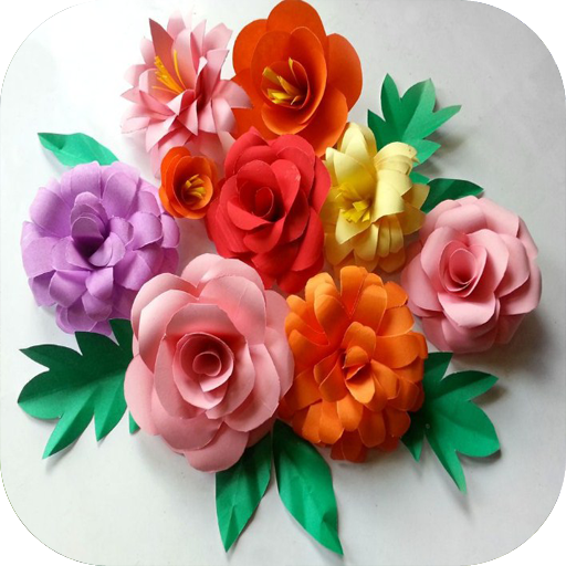 Flores de papel diy