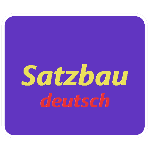 German sentence maker: Satzbau