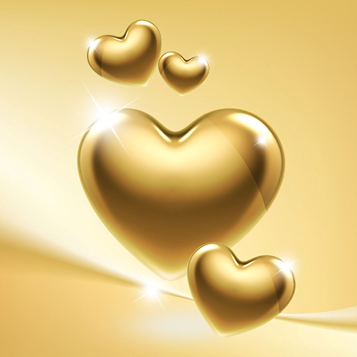 Coração de Ouro Papel de Pared