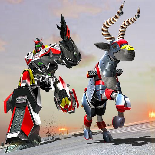 Real Robot Goat Simulator: Robot Transforming Game