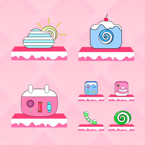 Wow Rabbit Pink Cute Icon Pack