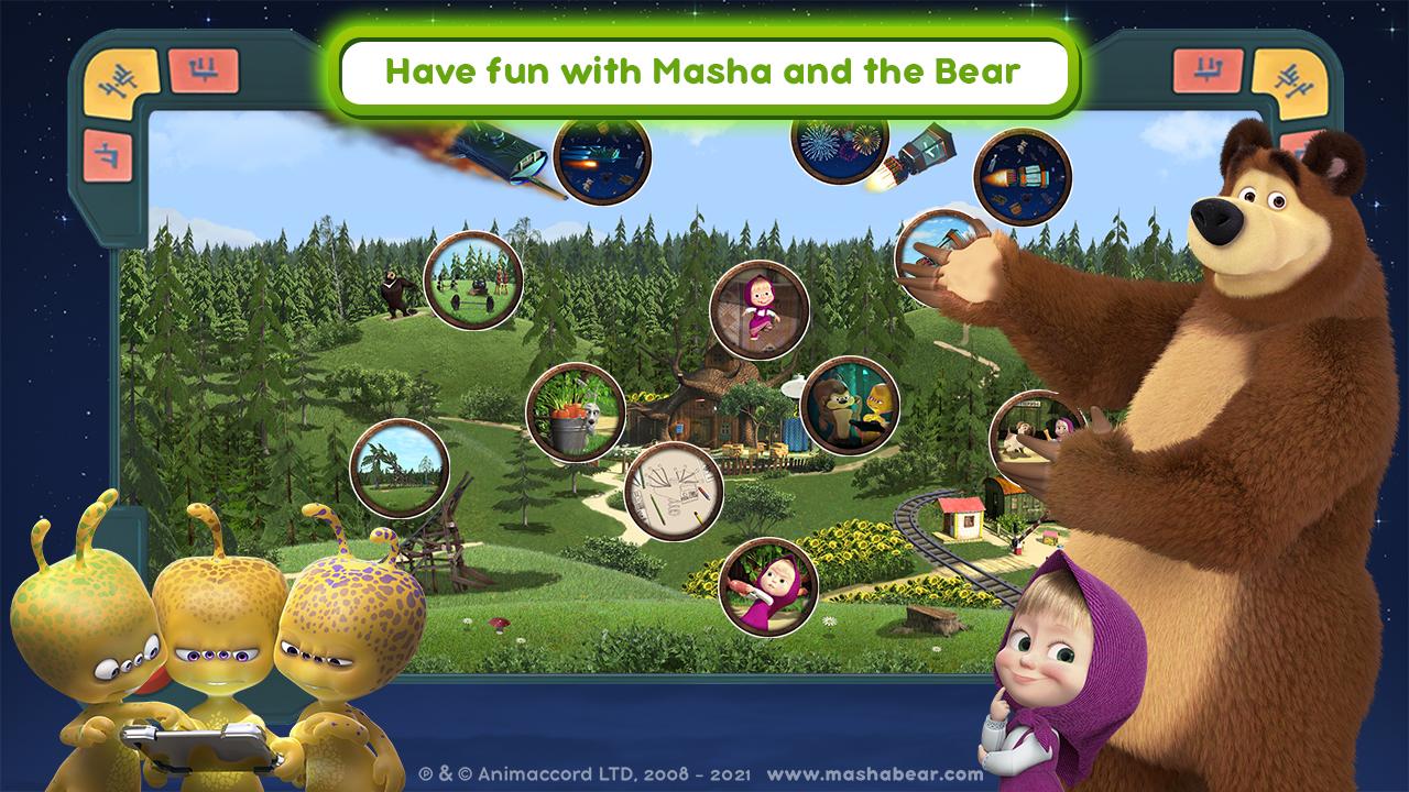 Download Masha and the Bear UFO android on PC