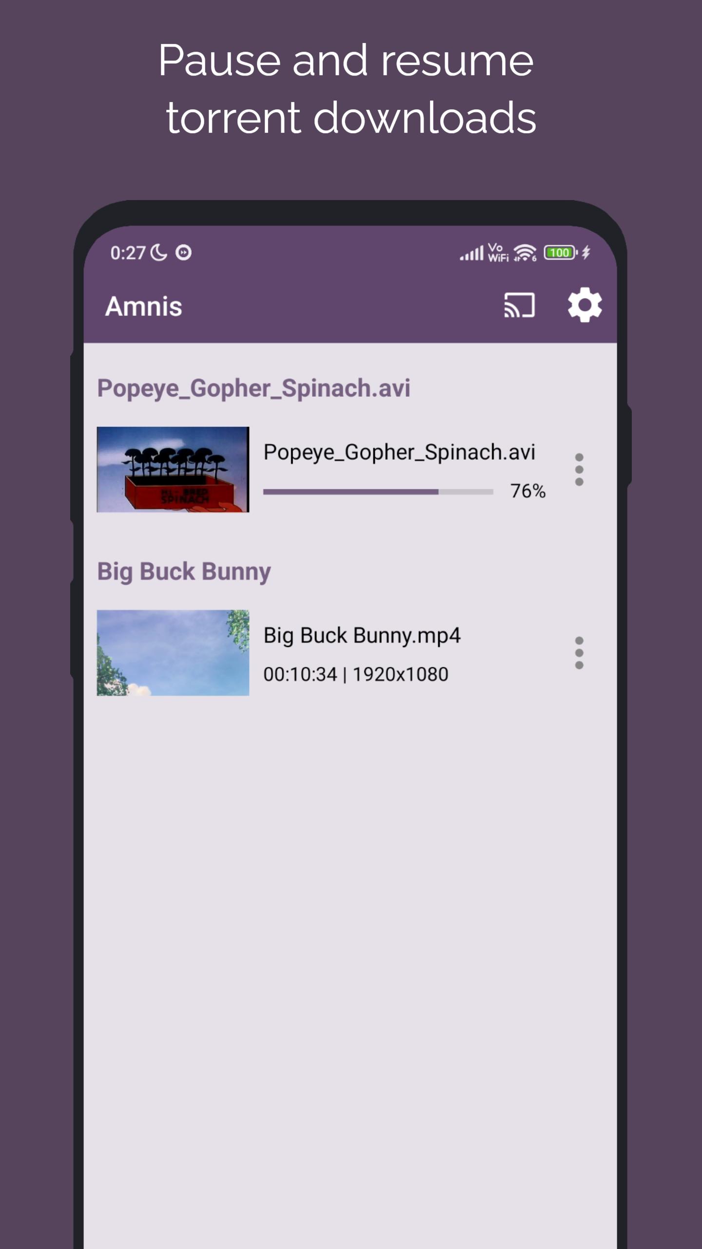 Скачать Amnis - Torrent Player на ПК | Официальный представитель GameLoop