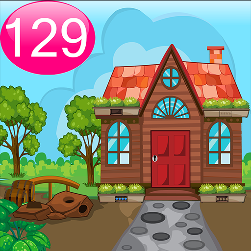 Cartoon Garden House 129