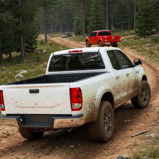 Pickup Truck 4x4 Offroad Drive