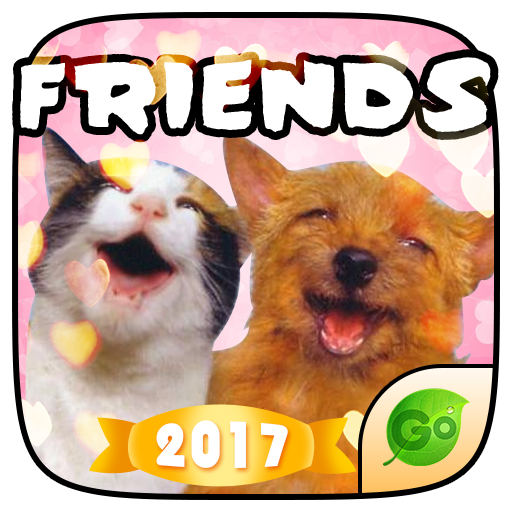 Keyboard Sticker Pet Friends