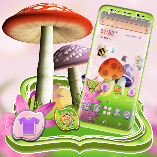 Mushroom Paint Launcher Theme