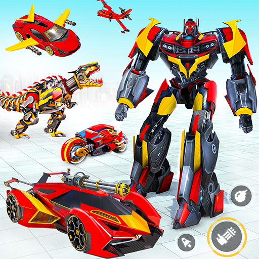 Dino Robort Car Transform Game