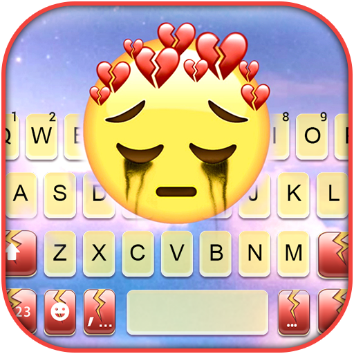 Heart Broken Emoji कीबोर्ड