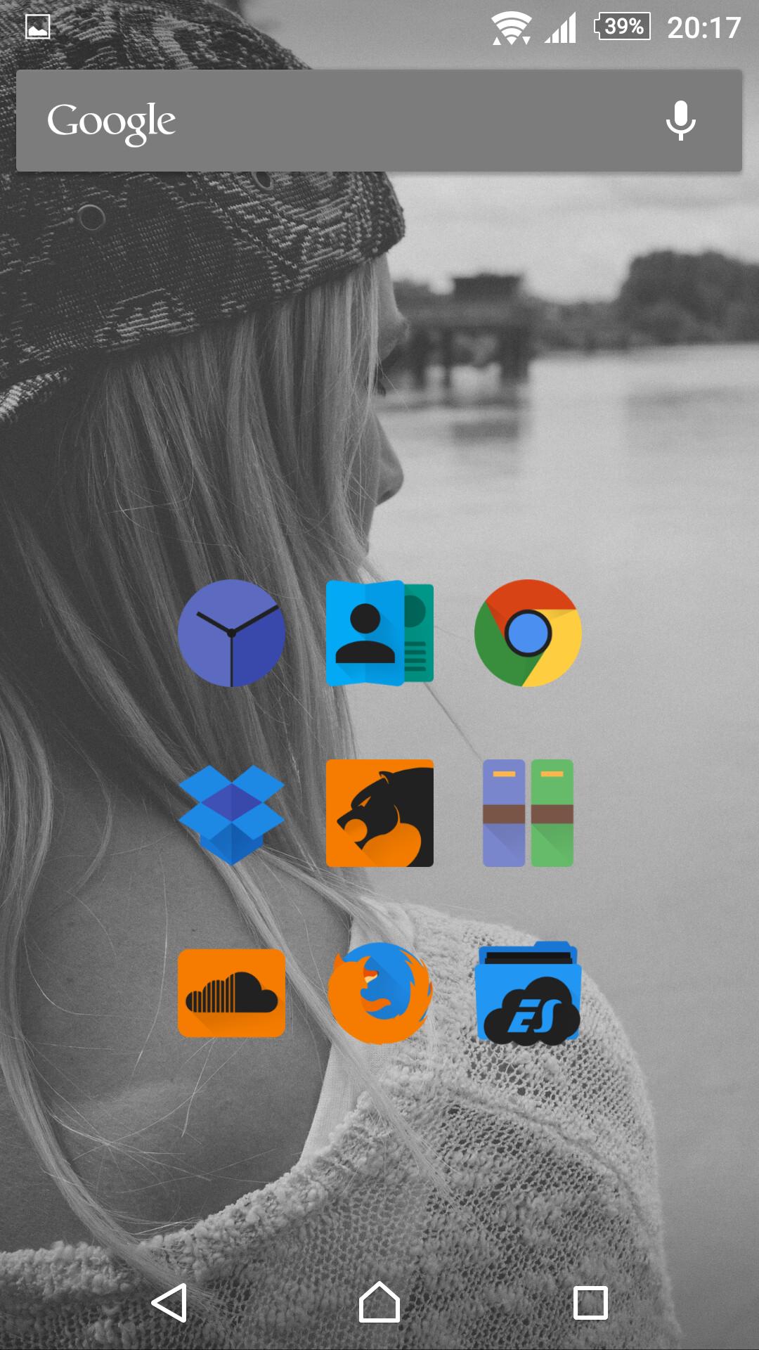 Glim Dark Icon Pack icon collection screenshot