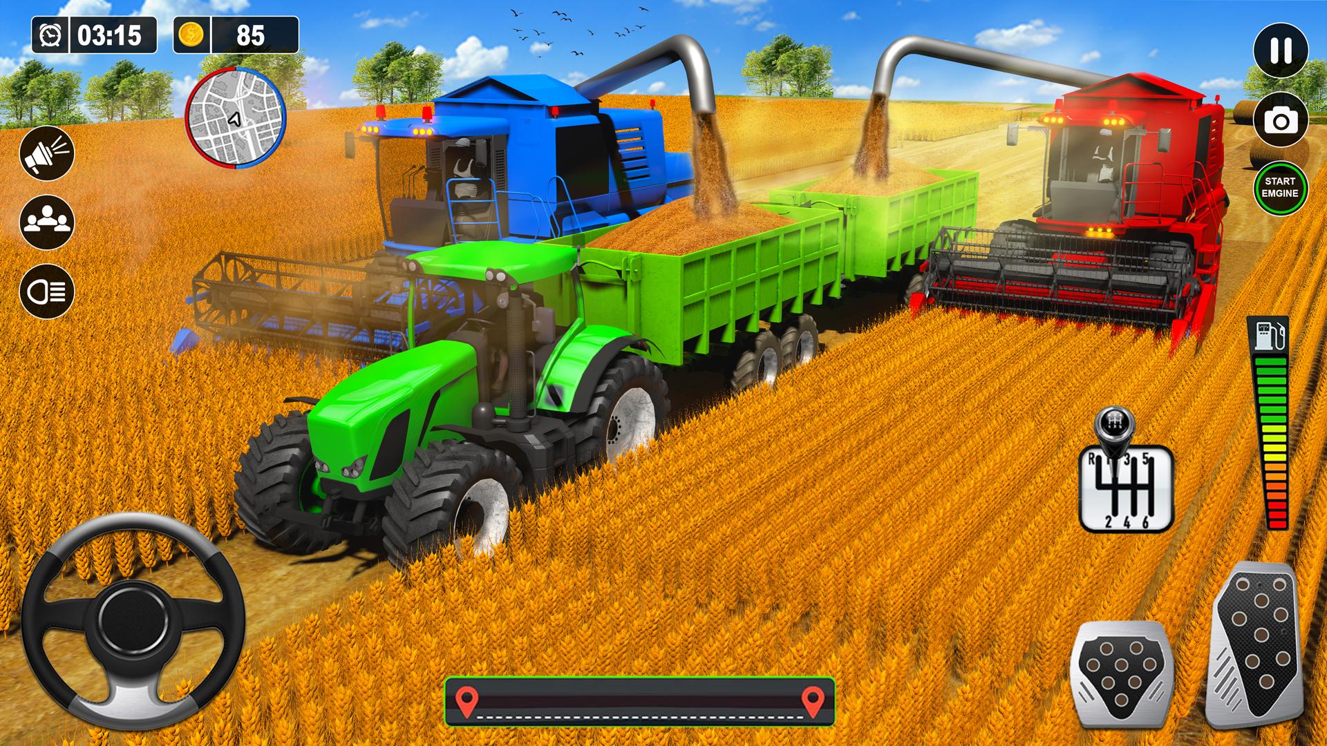 Скачать Tractor Game Farm Simulator 3D на ПК | Официальный представитель  GameLoop