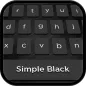 Simple black keyboard