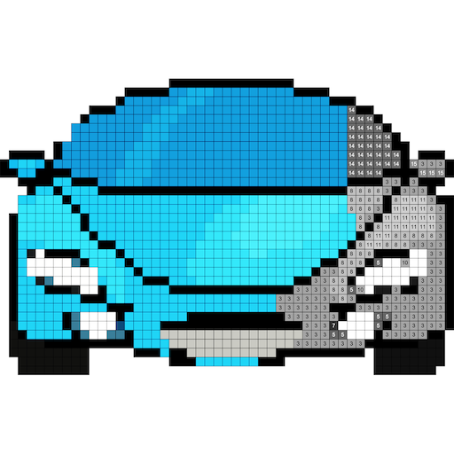 Cars Pixel Art Color by Number