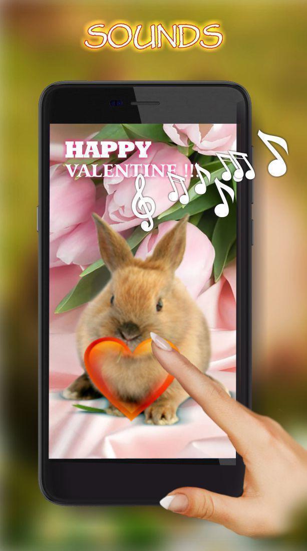 Download Valentine Bunny Live Wallpaper android on PC