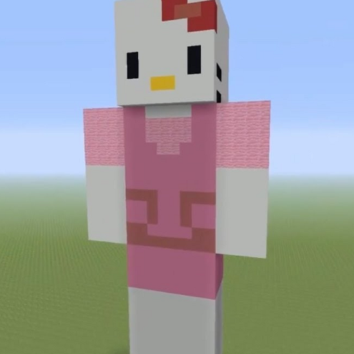 Hello Kitty Mod of Minecraft