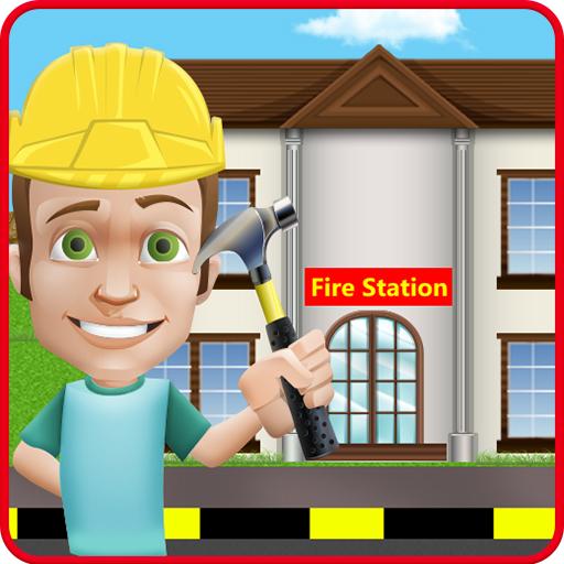 Fire Station House Builder: Construction Simulator