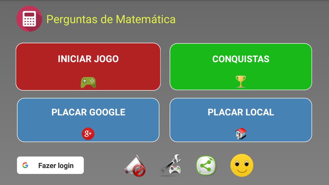 Quiz Game Show - Matemática