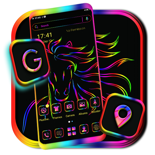 Colorful Horse Theme