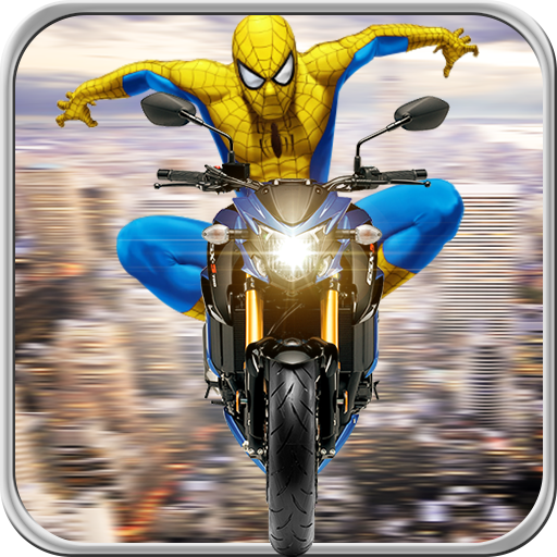 Spider Traffic Rider - Superhero Moto Racing 2018