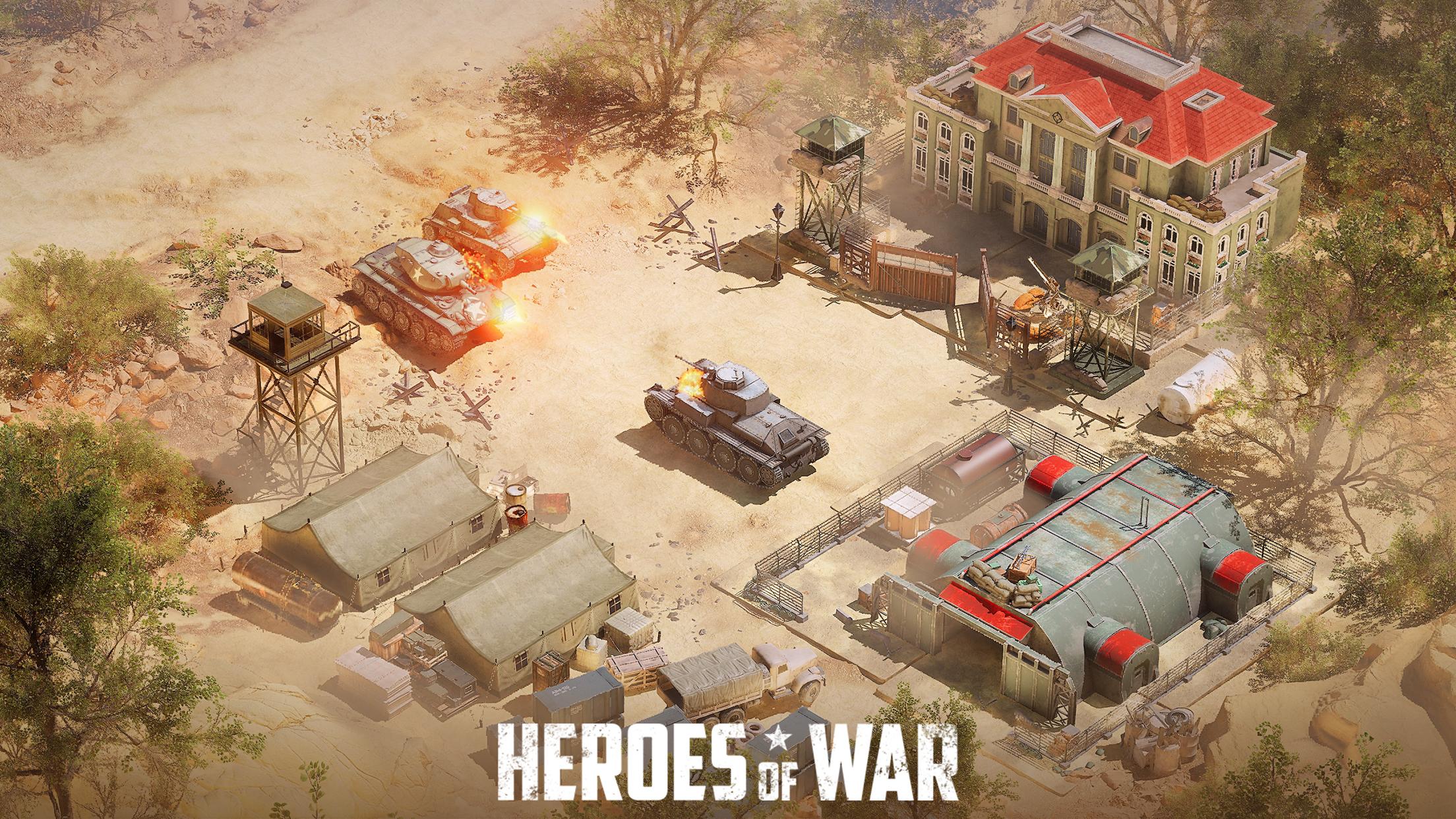 Скачать Heroes of War: стратегии,война на ПК | Официальный представитель  GameLoop