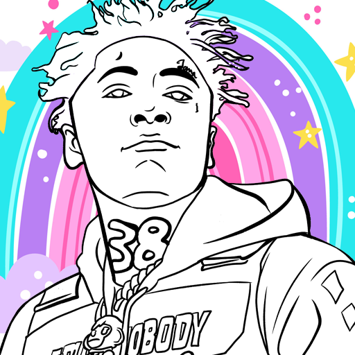AR Draw Coloring NBA Youngboy